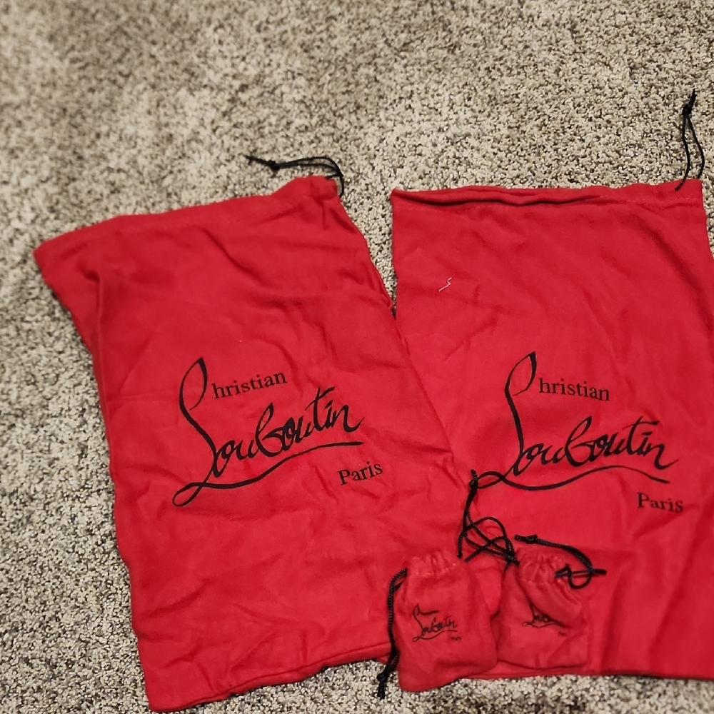 Christian Louboutin Signature Red Dust Bags